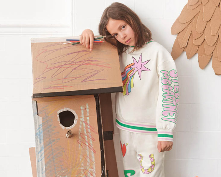 Color-blocked Ski Jacket White Stella McCartney Kids - Melijoe